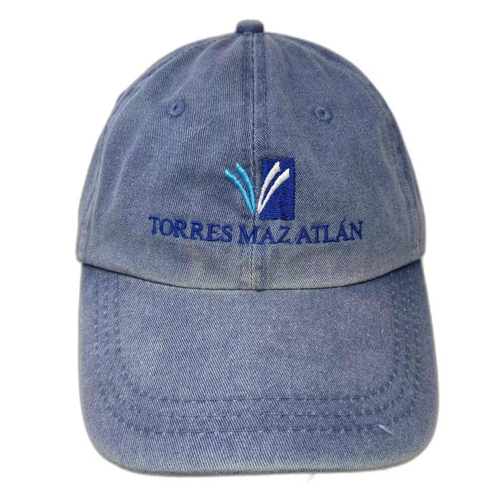 dkps Baseball Cap Blue Torres Mazatlan Embroidered Strapback Adjustable OS Hat
